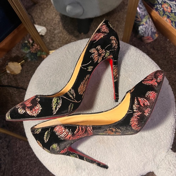 Christian Louboutin Shoes - Pigalle Velvet Authentic Louboutins